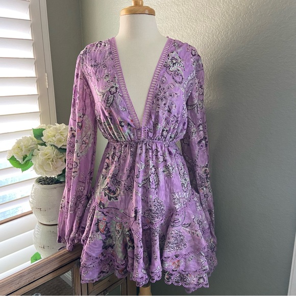 Hemant and Nandita Dresses & Skirts - Anthropologie X Hemant and Nandita Mavi Mini Dress  Orchid Small